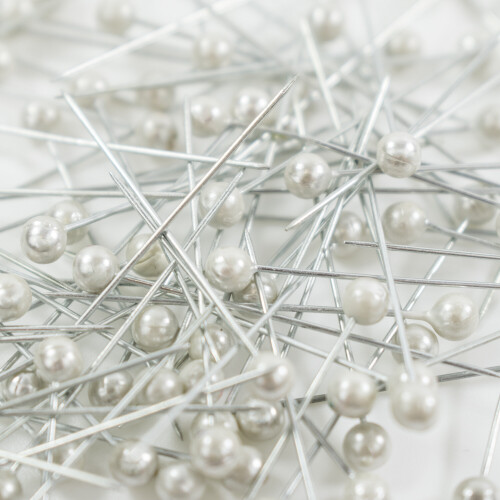TRIXES 100 Dress Makers Ivory Pins 1 '' 2