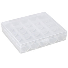 TRIXES 25 Bobbins Spool Storage Case Box