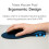 TRIXES Comfort Wrist Gel Rest Support Mat Mouse Mice Pad Dark Blue 5