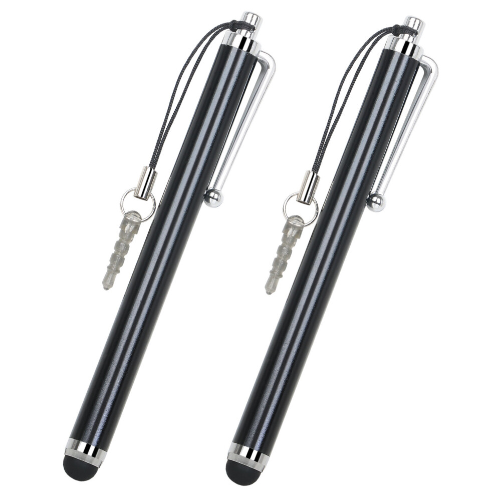 2pk Trixies Universally Compatible Touch Screen Black Stylus Pens
