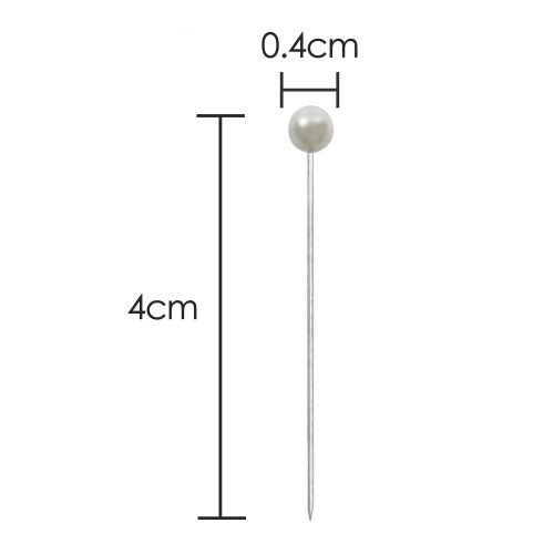 TRIXES 100 Dress Makers Ivory Pins 1 ''