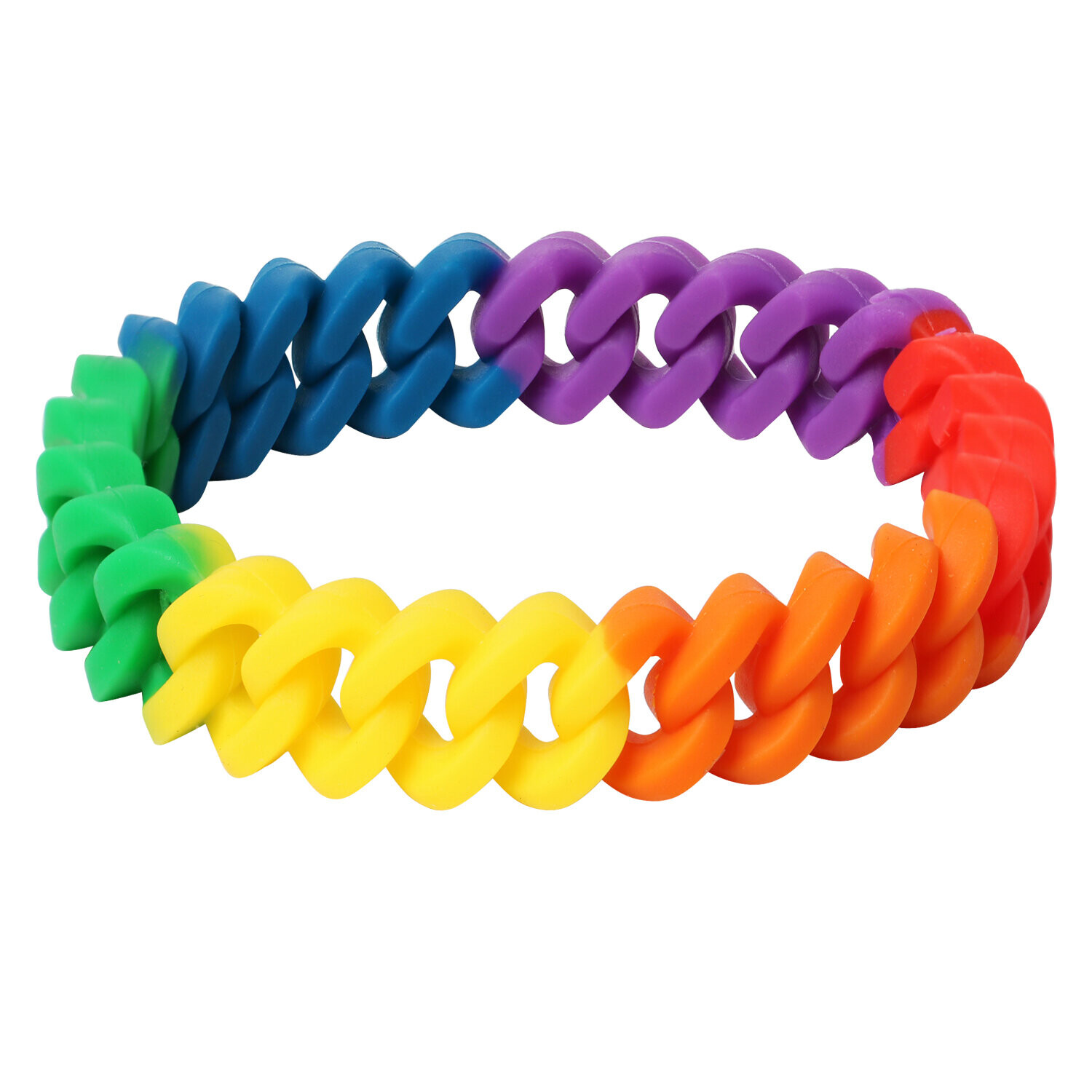 TRIXES Rainbow Keyring - Braided Leather Loop Pride Accessory For LGBTQIA2s+ Support, Multicolour Keychain 13 thumbnail image