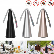 (Silver) Auto Fly Repellent Fan Keep Flies Bugs Away From Your Food Enjoy Outdoor Meal