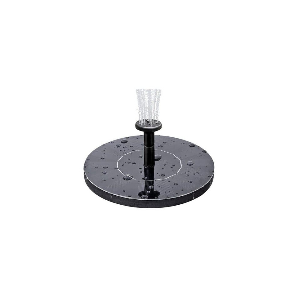 Standing Bird Bath Solar Fountain Water Pump