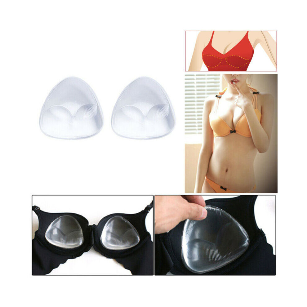 2pc Silicone Gel Bra Bikini Breast Enhancers Push Up Pads Inserts on OnBuy