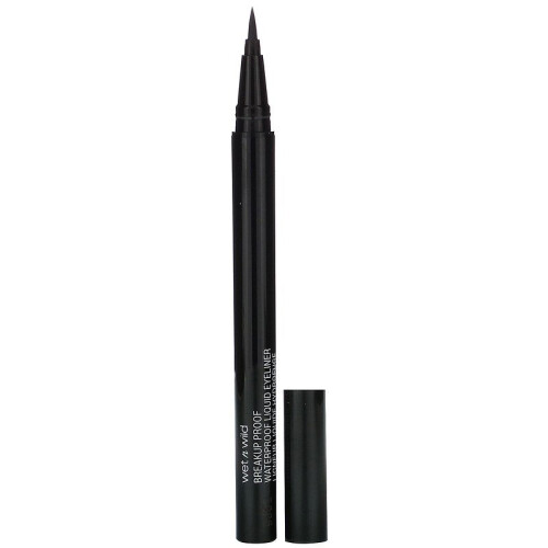 Wet n Wild Wet n Wild, Breakup Proof Waterproof Liquid Eyeliner, Ultra Black