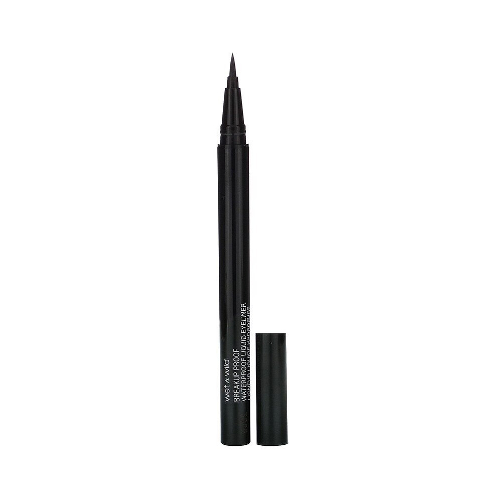 Wet n Wild, Breakup Proof Waterproof Liquid Eyeliner, Ultra Black