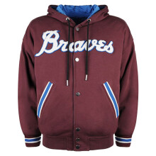 (M) DIESEL S BONY Mens Hoodie Jacket Reversible Casual Ribbed Cuffs Varsity Jacket