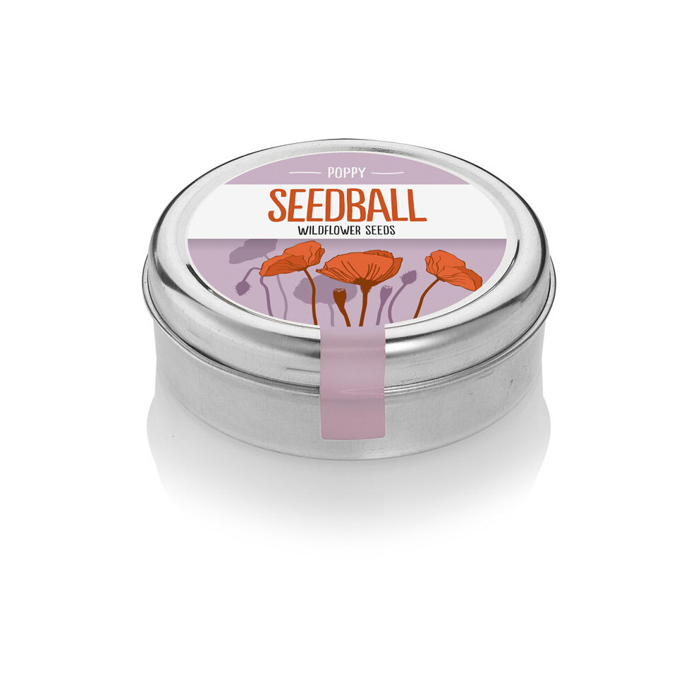 Seedball Red Wildflower Seeds - Poppy