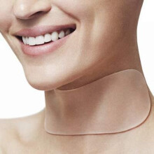 PHCOMRICH Reusable Anti Wrinkle Neck Pad, Silicone Decollete Pads for Eliminate and Prevent Neck Wrinkles,Anti Aging Transparent Pads (1pc)