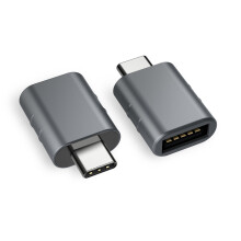 USB C to USB Adapter [2-Pack], USB C Male to USB A Female, Converting Thunderbolt 3 to USB 3.1/3.0/2.0 for MacBook Pro 2018/2017, Galaxy S9/S8/Tab S