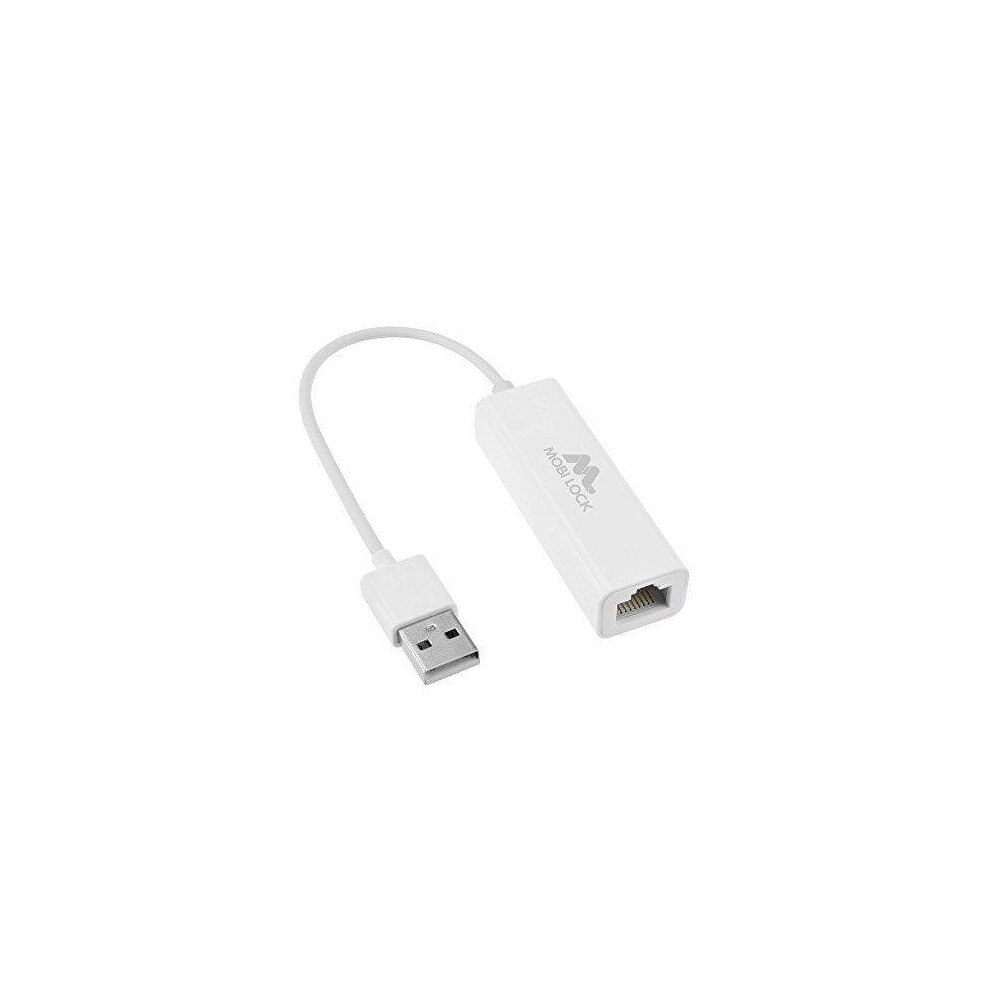 Mobi Lock Usb Ethernet (Lan) Network Adapter Compatible With All Usb 2.0 Compatible Devices 5060365205088