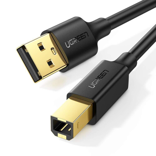UGREEN USB-Druckerkabel USB-A auf USB-B, 1,5 m - Schwarz