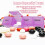 Weekly Pill Box 7 Day 28 Compartments Tablet Organiser with Labels 10