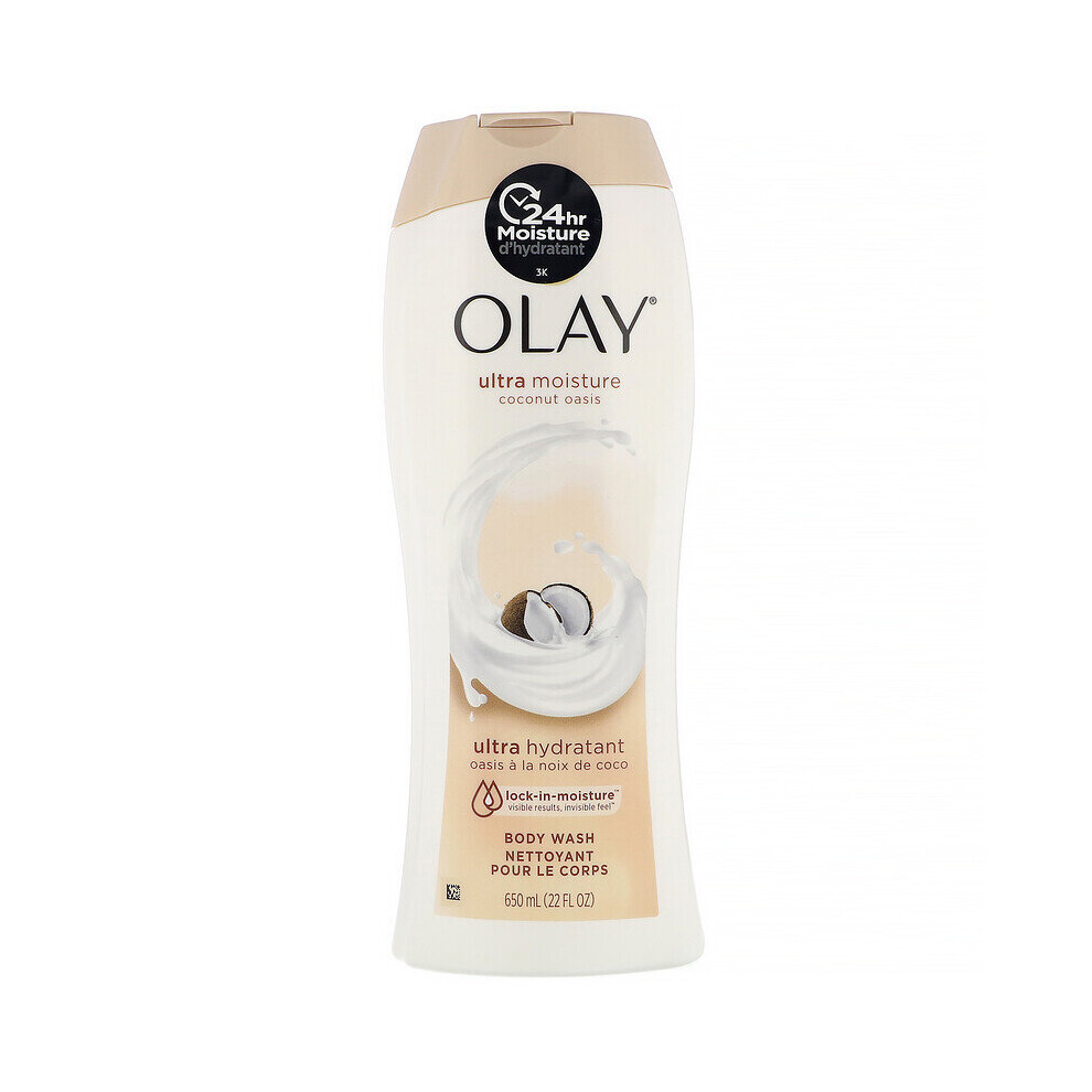 Olay, Ultra Moisture Body Wash, Coconut Oasis, 22 fl oz (650 ml)