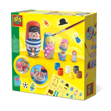 Ses Creative Painting Nesting Dolls Unisex Ages Five To Twelve Years Multi- 14002