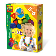 Ses Creative I Learn To Thread Beads Kit Unisex Ages Three To Six Years Mul 14808