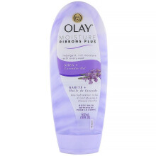 Olay, Moisture Ribbons Plus Body Wash, Shea + Lavender Oil, 532ml