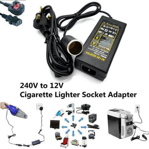 60W Car Cigarette Lighter Socket Converter Power Adapter 12V 5A 2