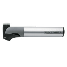 SKS Supershort Mini-Fahrradpumpe mit Teleskopfunktion und umkehrbarem Ventilkopf