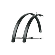SKS Edge 28" 56mm Aluminium-Schutzblechset, Schwarz, für City- und Cruiser-Bikes