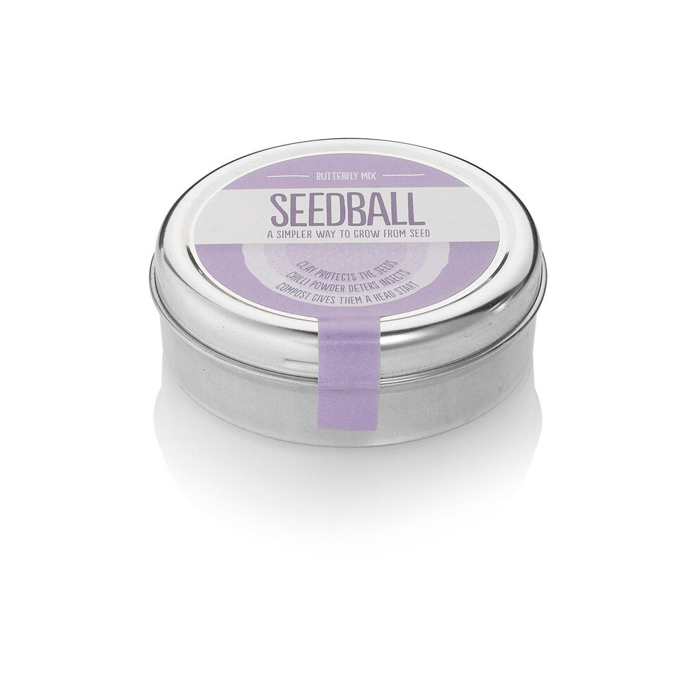 Seedball - Butterfly Mix - Grow Wildflowers To Attract Butterflies Purple/Pink/Blue