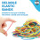 SOL 500pk Elastic Bands | 2 x 250pk Assorted Coloured Bands 10