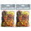 SOL 500pk Elastic Bands | 2 x 250pk Assorted Coloured Bands 1