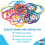 SOL 500pk Elastic Bands | 2 x 250pk Assorted Coloured Bands 3