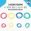 SOL 500pk Elastic Bands | 2 x 250pk Assorted Coloured Bands 2