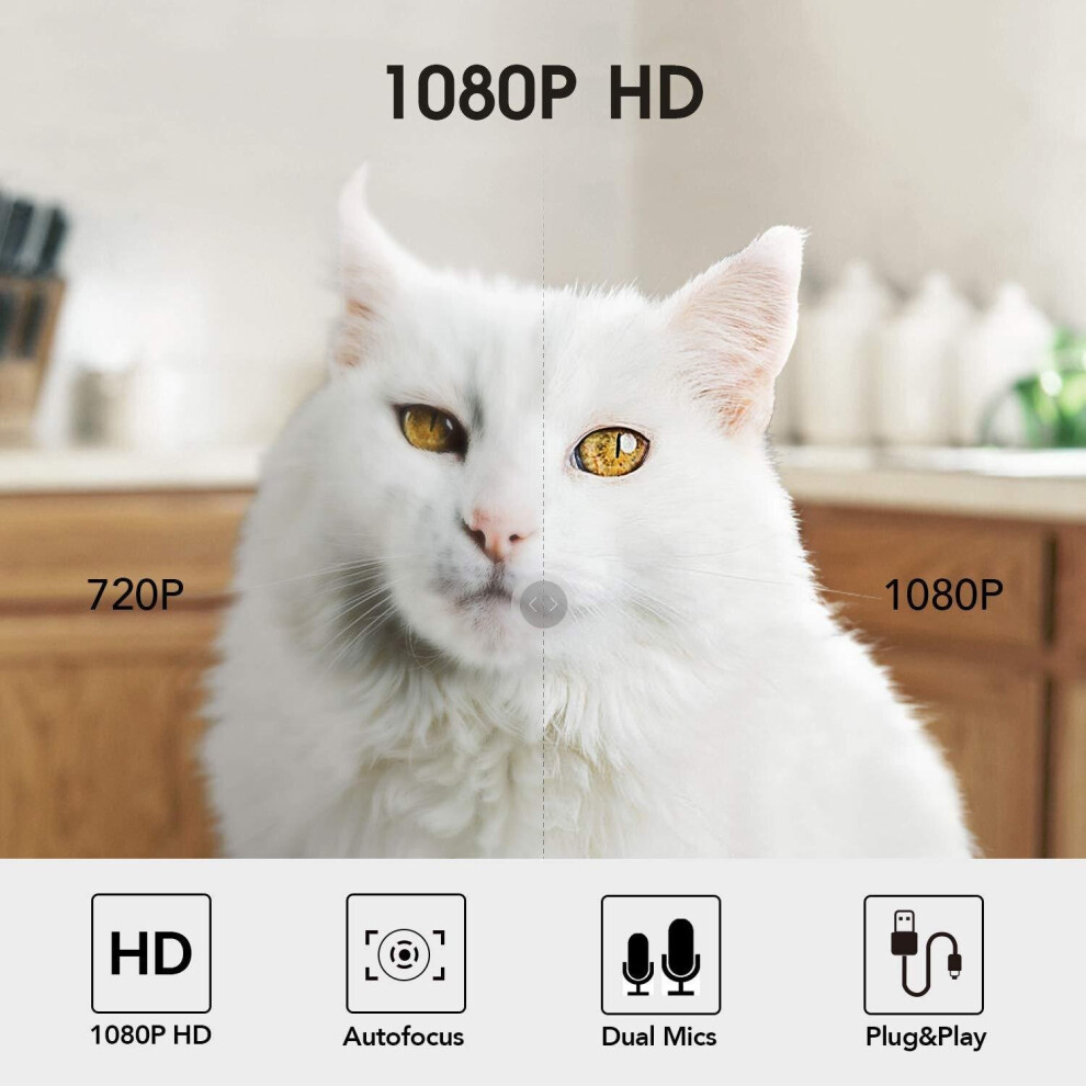 Gaming Laptop VITADE PC Webcam For Streaming HD 1080P, 960A USB