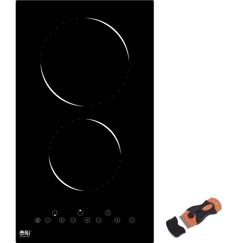 Built In Electric Hob 30cm Touch Control Timer Ceramic 3000W NJ-C30