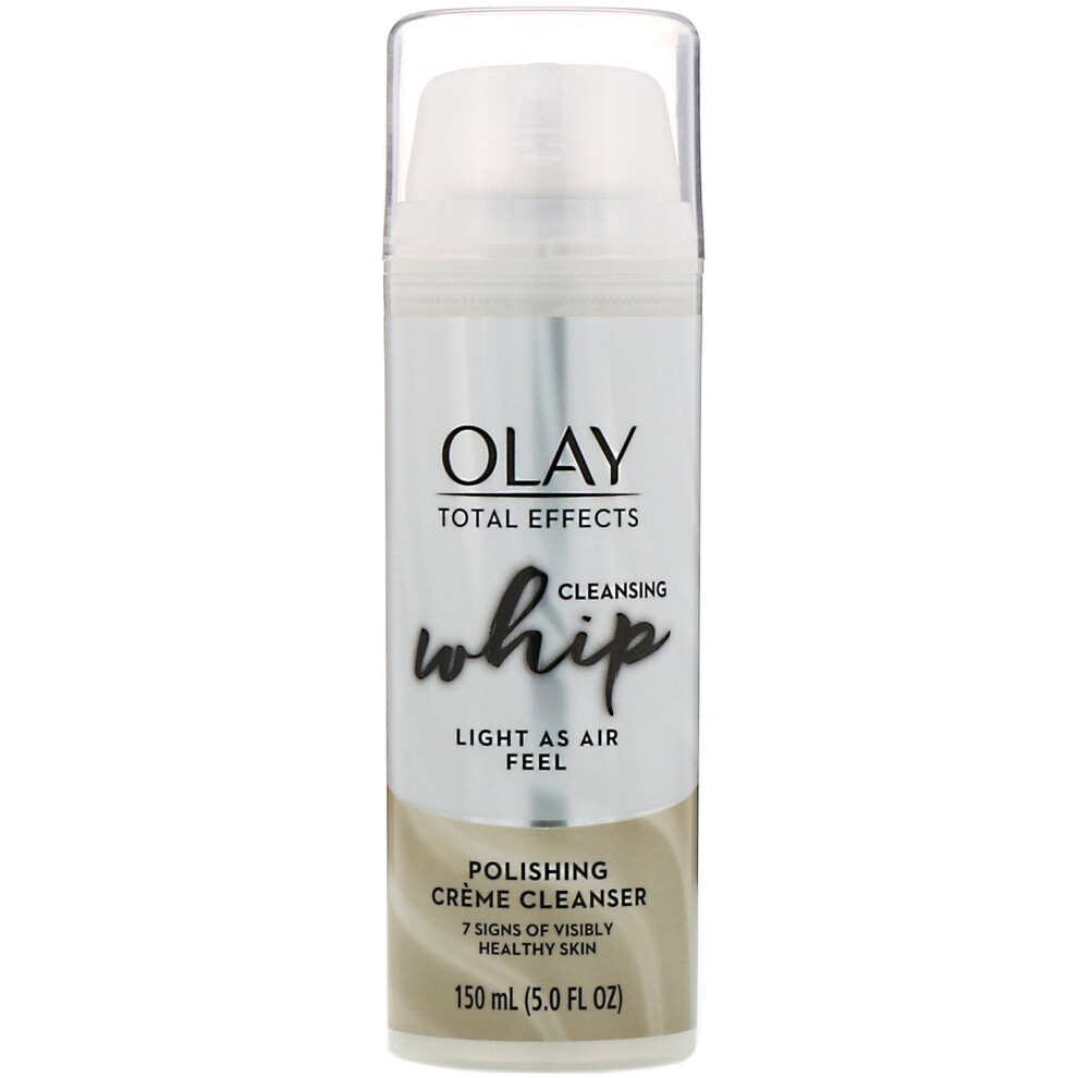 Olay, Total Effects, Cleansing Whip, Polishing Creme Cleanser