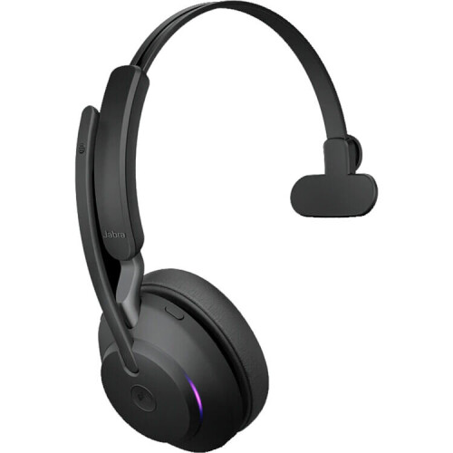 Jabra Jabra Evolve2 65 Mono Wireless On-Ear Headset (Unified Communication, USB Type-A, Black) 2