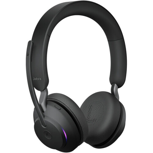 Jabra Jabra Evolve2 65 Stereo Wireless On-Ear Headset (Unified Communication, USB Type-A, Black) 1