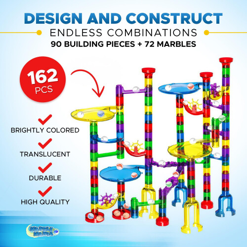 Marble Mania Marble Mania 162 Piece Marble Run 1