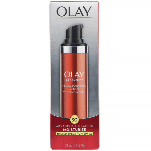 Olay Olay Ενυδατική Κρέμα Προσώπου Regenerist Microsculpting με SPF 30 και Βιταμίνη Ε, 50ml 1