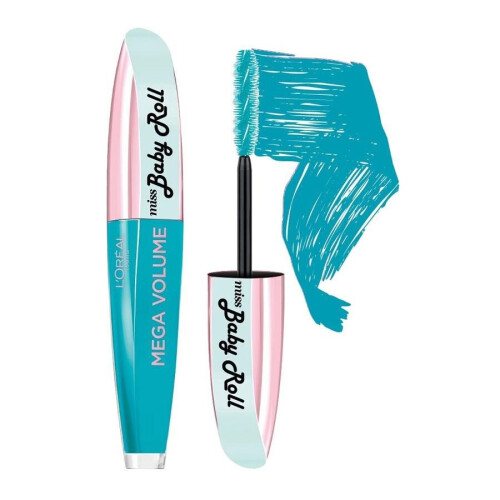 L’Oréal Paris L'Oréal Teal Blue Miss Baby Mega Volume Mascara – 9.1ml