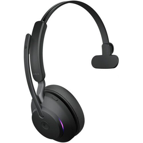 Jabra Jabra Evolve2 65 Mono Wireless On-Ear Headset (Unified Communication, USB Type-C, Black) 2