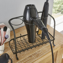 (Graphite) Freestanding Hair Dryer & Straighteners Holder