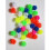 TRIXES Bicycle Spoke Beads Multicolour Approx. 72 Pack 5