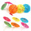 TRIXES 24 Colourful Paper Cocktail Umbrellas 4