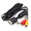 Digiflex PS2/PS3 AV Composite Cable - 1.8m RCA Audio/Video Lead PS002 2