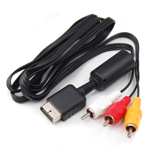 Digiflex PS2/PS3 AV Composite Cable - 1.8m RCA Audio/Video Lead PS002 1