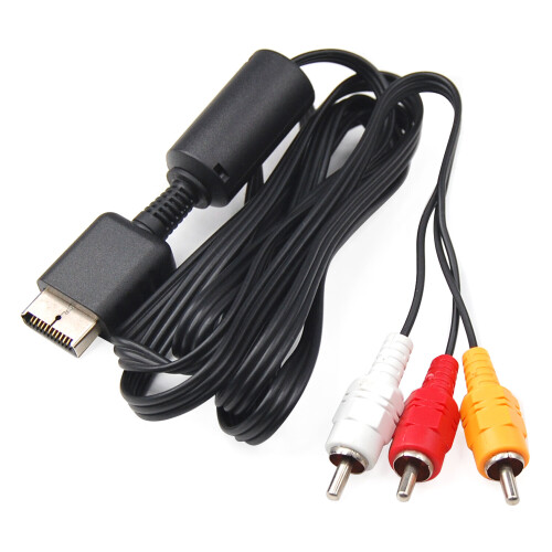 Digiflex PS2/PS3 AV Composite Cable - 1.8m RCA Audio/Video Lead PS002 2