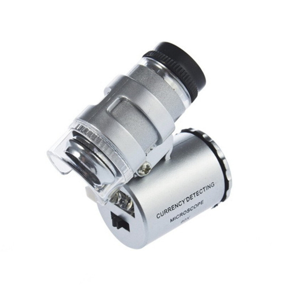 Trixes Mini 60X Jewellery Loupe Lighted Magnifier Microscope