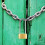 TRIXES Extra Long Shackle Padlock 120mm Long Lock 3 Keys safe Garage 2