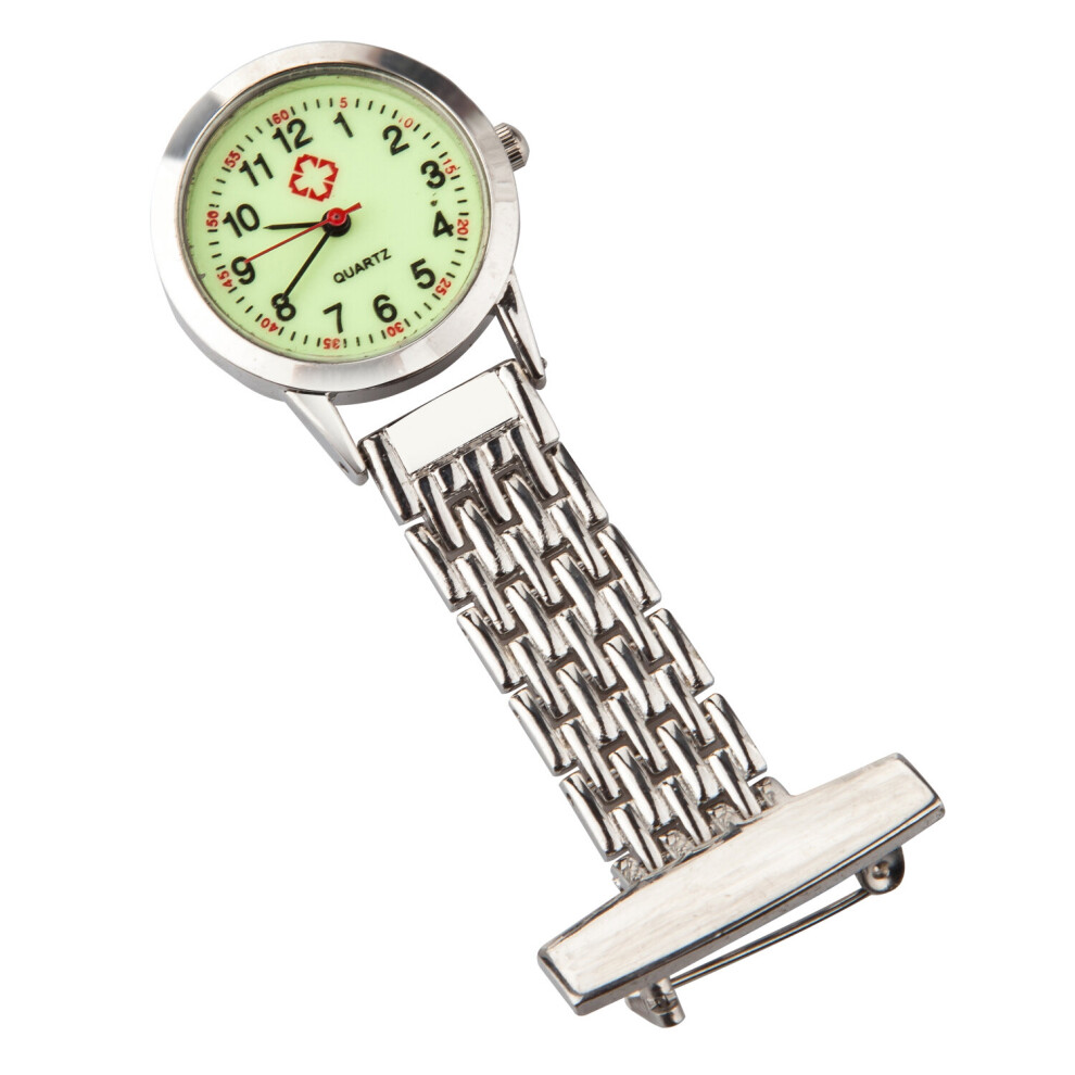 Trixes Glow In The Dark Nurses Silver Quartz Watch