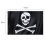 Large Black Pirate Flag Jolly Roger Skull and Bones 90x150cm with Rings Hanging Banner 13