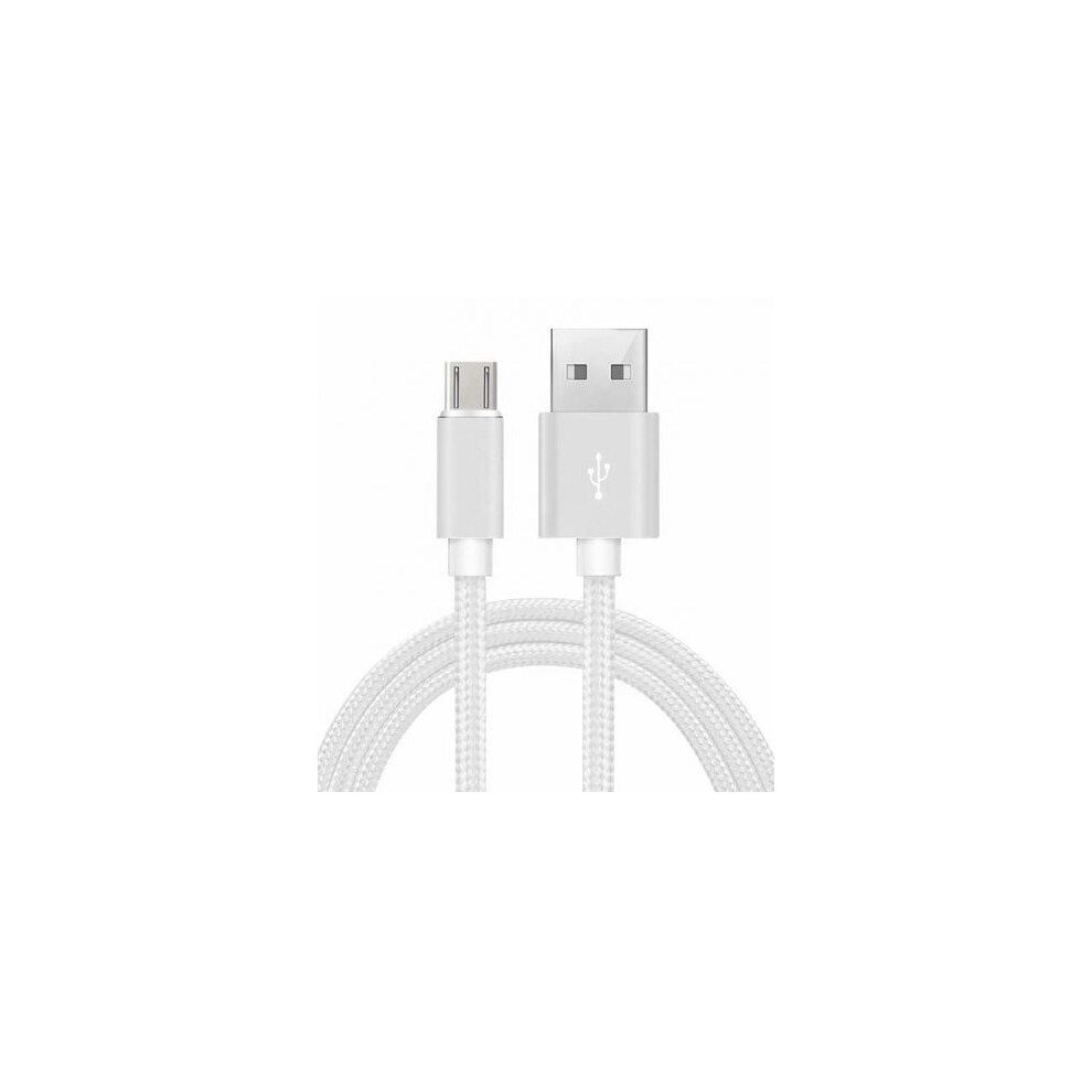 TCL 10L Type-C Silver 3M USB Fast Charger Braided Cable